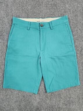 Old Navy Mens Ultimate Slim Shorts Built In Flex Canopy Teal Blue Green Size 30